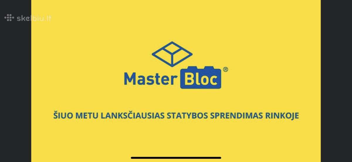 Betono blokai Masterbloc - nuotraukos Nr. 22