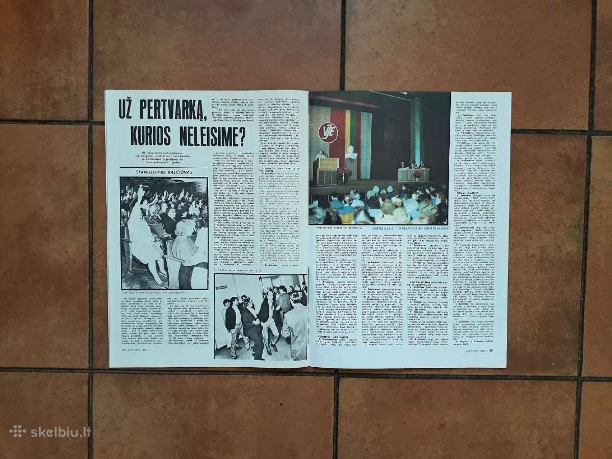 Organizacijos "Jedinstvo" suvažiavimas 1989 metai