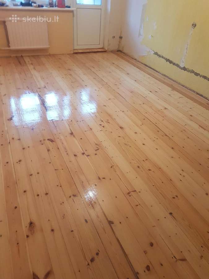 Grindu atnaujinimas parketo slifavimas lakavimas - nuotraukos Nr. 8