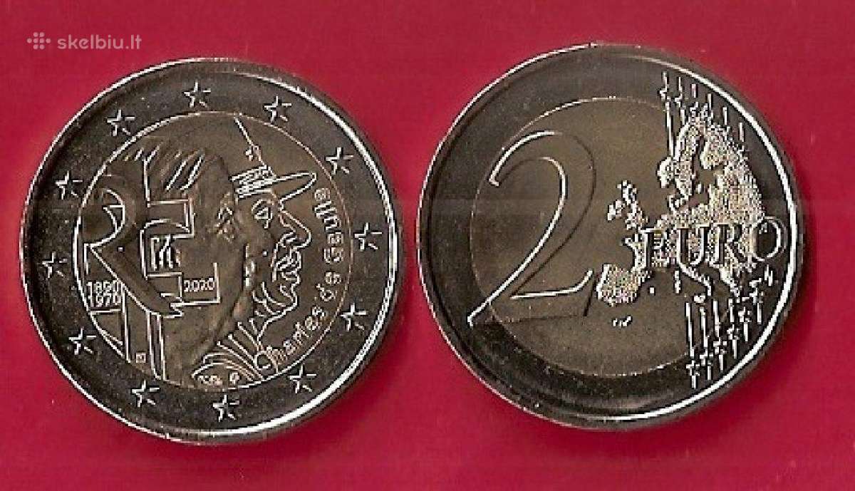 Prancūzija 2020m. 2 € "Šarlis de Golis" Unc