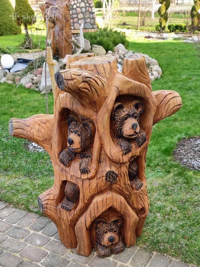 Medžio drožiniai, skulptūros - nuotraukos Nr. 3
