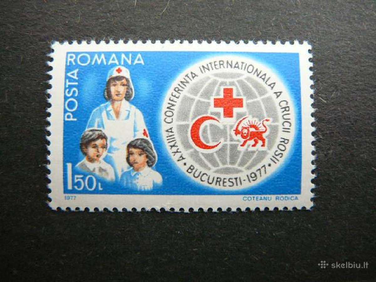 Raudonas Kryzius Rumunija svarus Mnh rk117