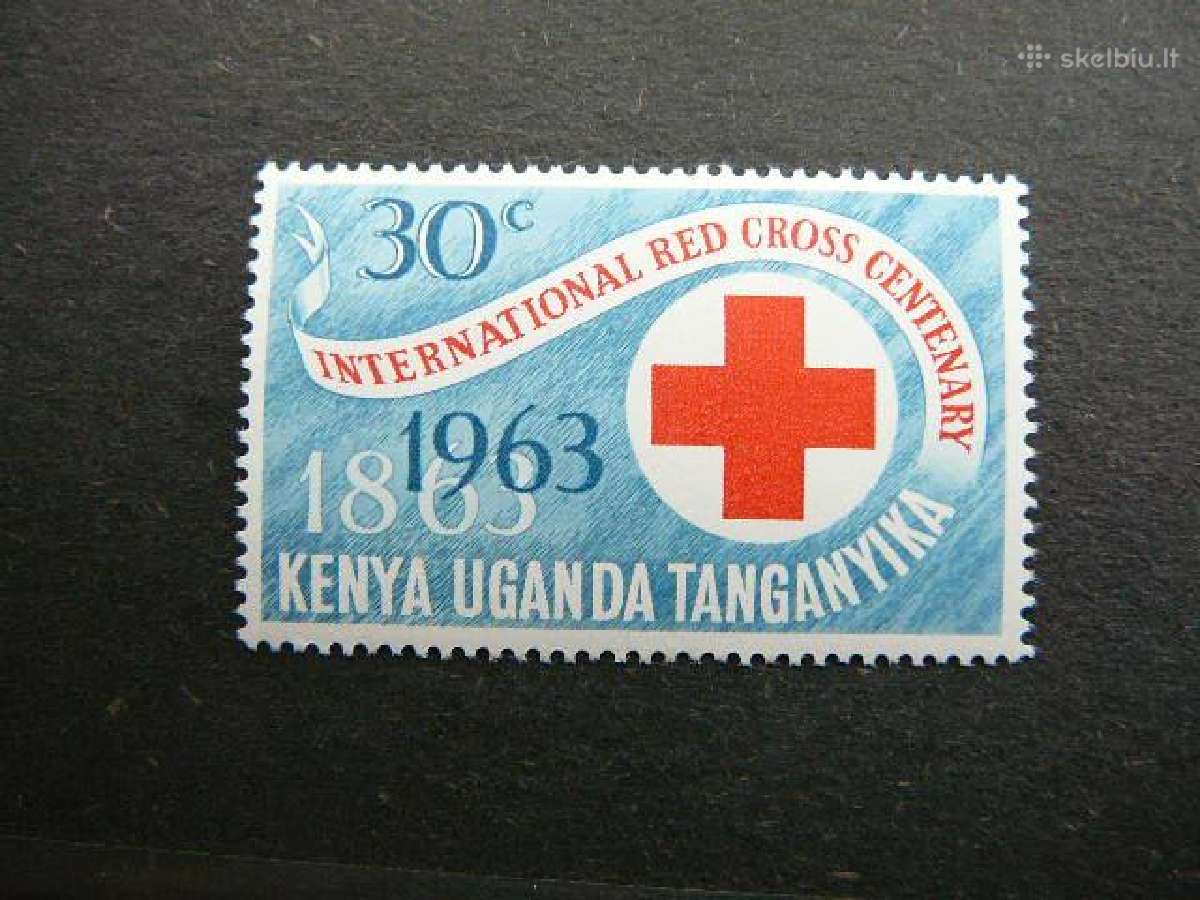Raudonas Kryzius Kenija Uganda svarus Mnh rk118
