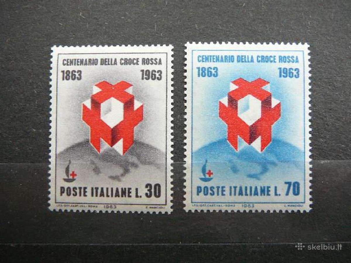 Raudonas Kryzius Italija svarus Mnh rk127