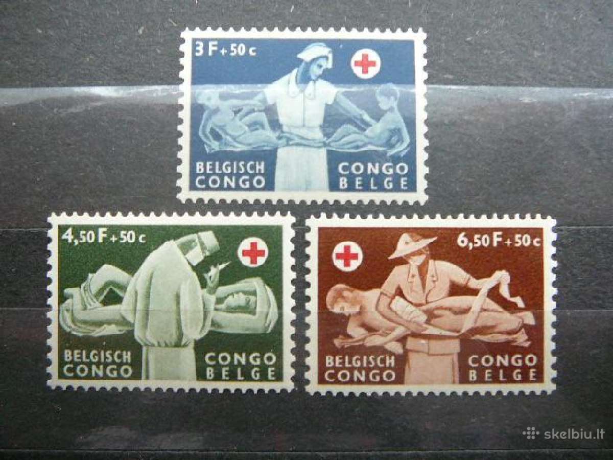Raudonas Kryzius Kongas(belgu) svarus Mnh rk133