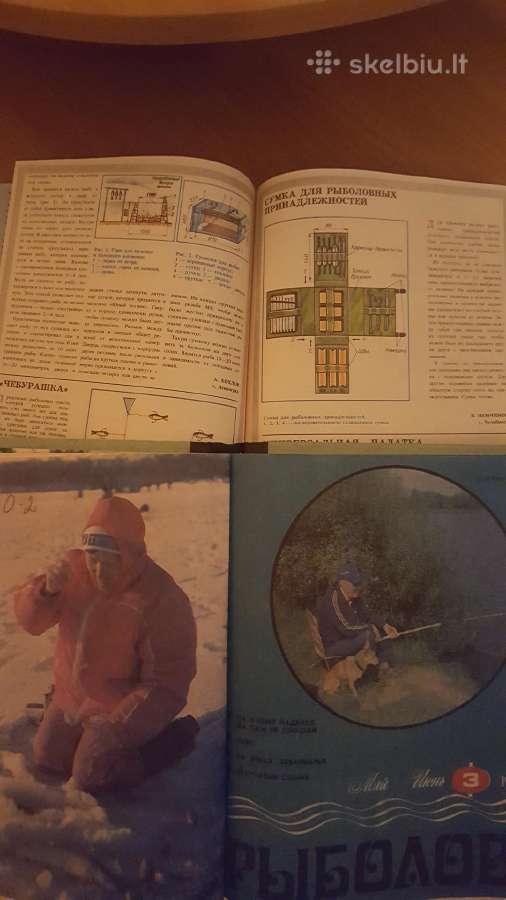 Parduodami rusiški žūklės žurnalai ir Dvd