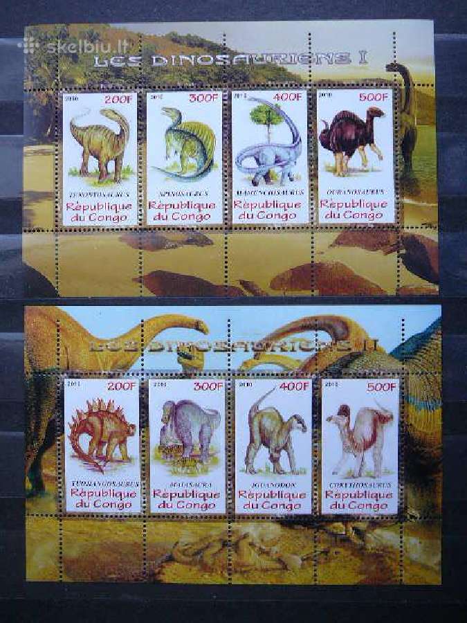 Dinozaurai Kongas 2010 svarus s817/8s