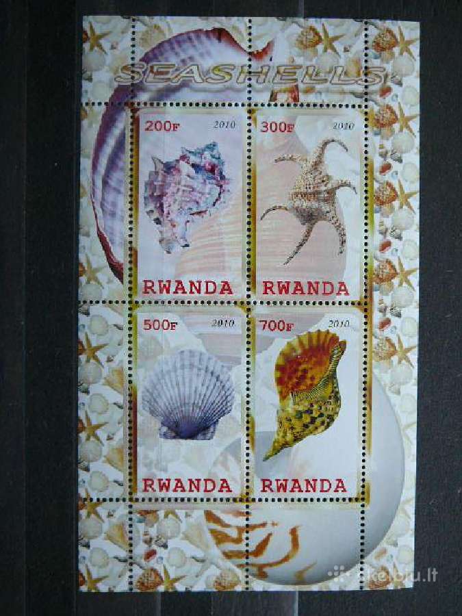 Kriaukles Ruanda 2010 svarus s843a/b