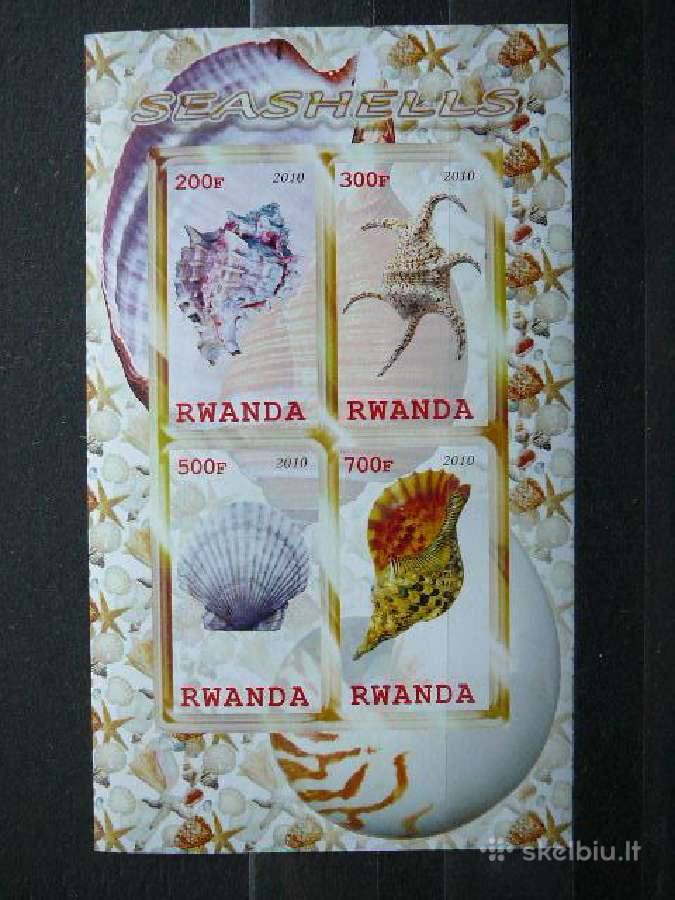 Kriaukles Ruanda 2010 svarus s843a/b - nuotraukos Nr. 2