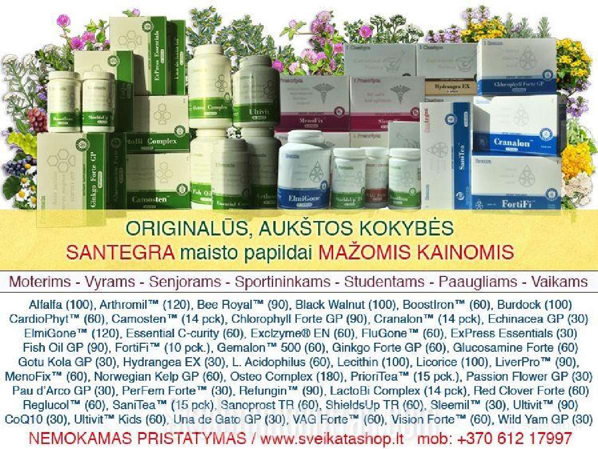 Santegra papildai / mob: +370 612 17997 - nuotraukos Nr. 15