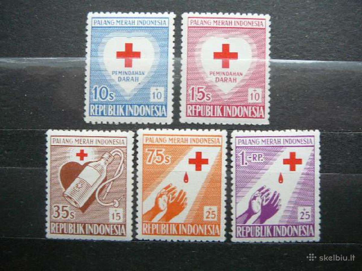 Raudonas Kryzius Indonezija svarus Mnh rk138