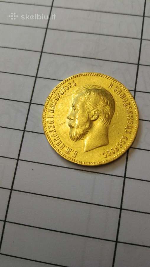 Brangiai kolekcijai perku auksines monetas