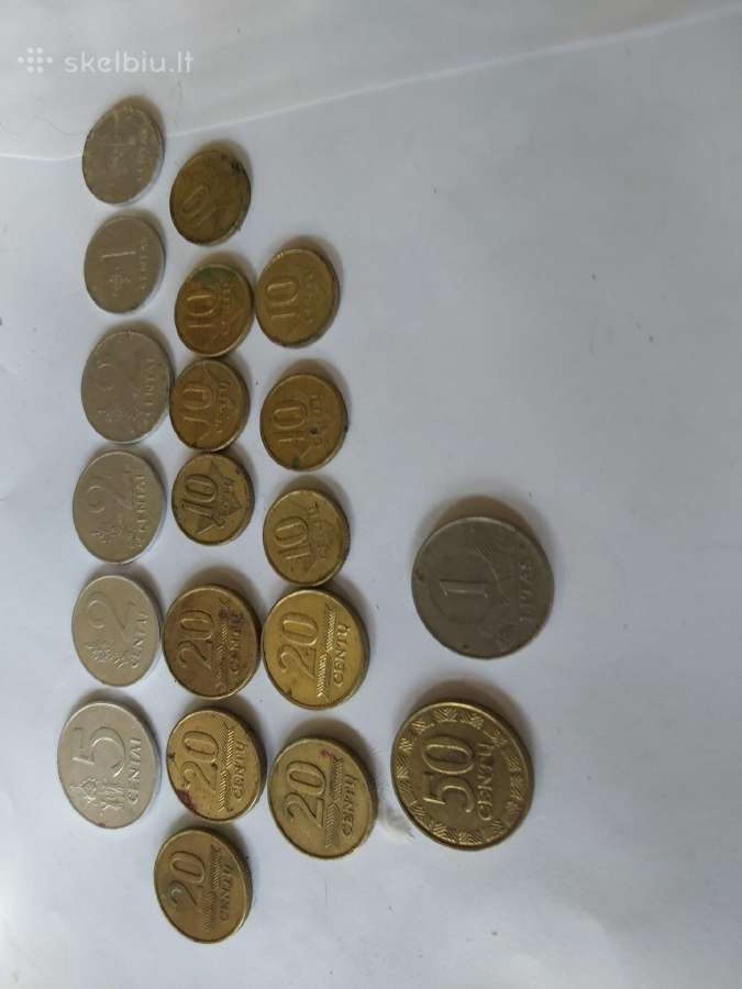 Rusiskos monetos, rubliai ir Lt centai