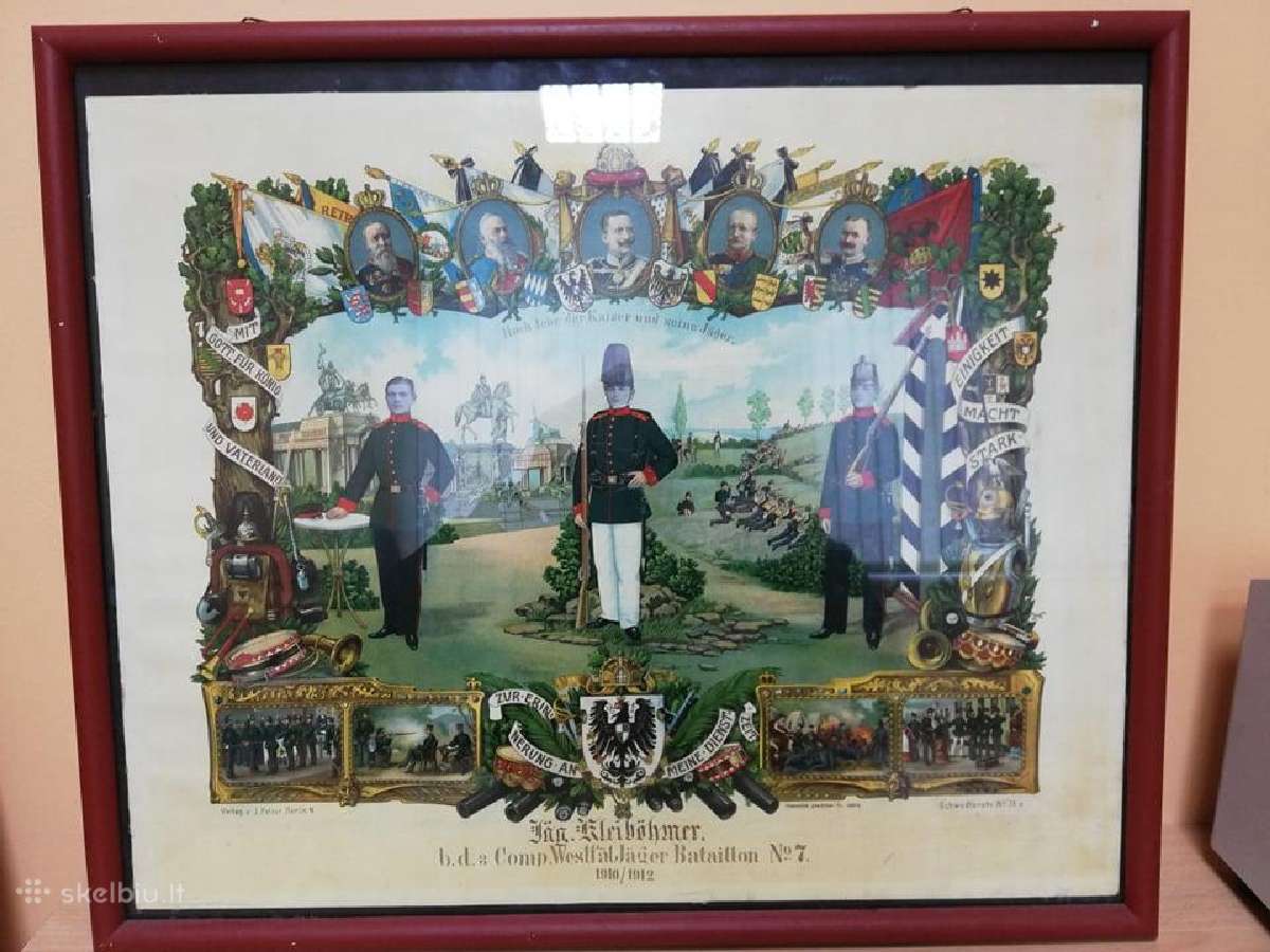 Ww1.vokiska litografija - nuotraukos Nr. 2