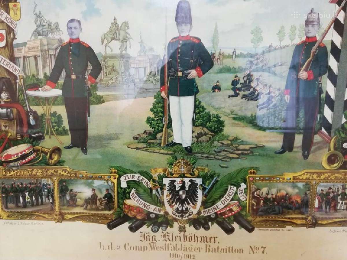 Ww1.vokiska litografija - nuotraukos Nr. 3