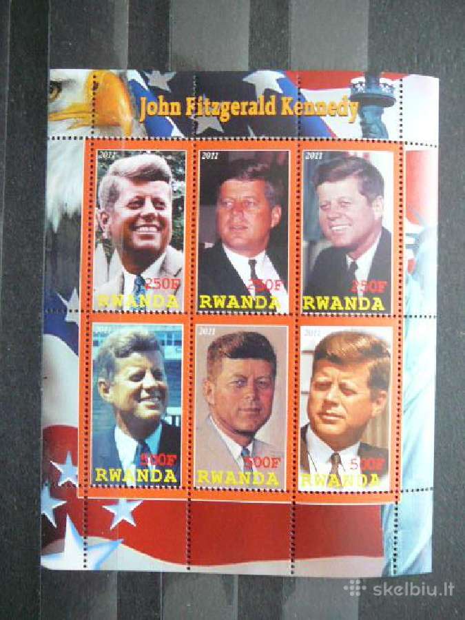 Prezidentas - J. Kenedis Ruanda 2011 Mnh s881a/b