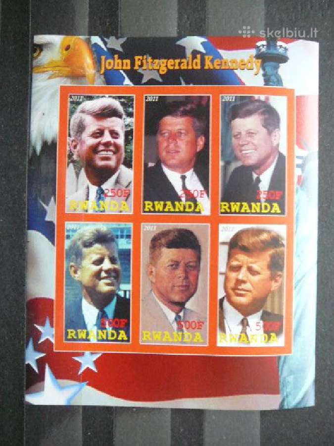 Prezidentas - J. Kenedis Ruanda 2011 Mnh s881a/b - nuotraukos Nr. 2
