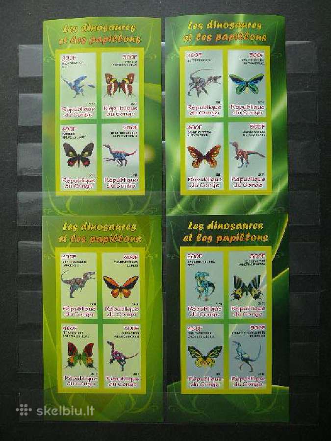 Drugeliai Dinozaurai Kongas 2011 svarus s902a/b - nuotraukos Nr. 2