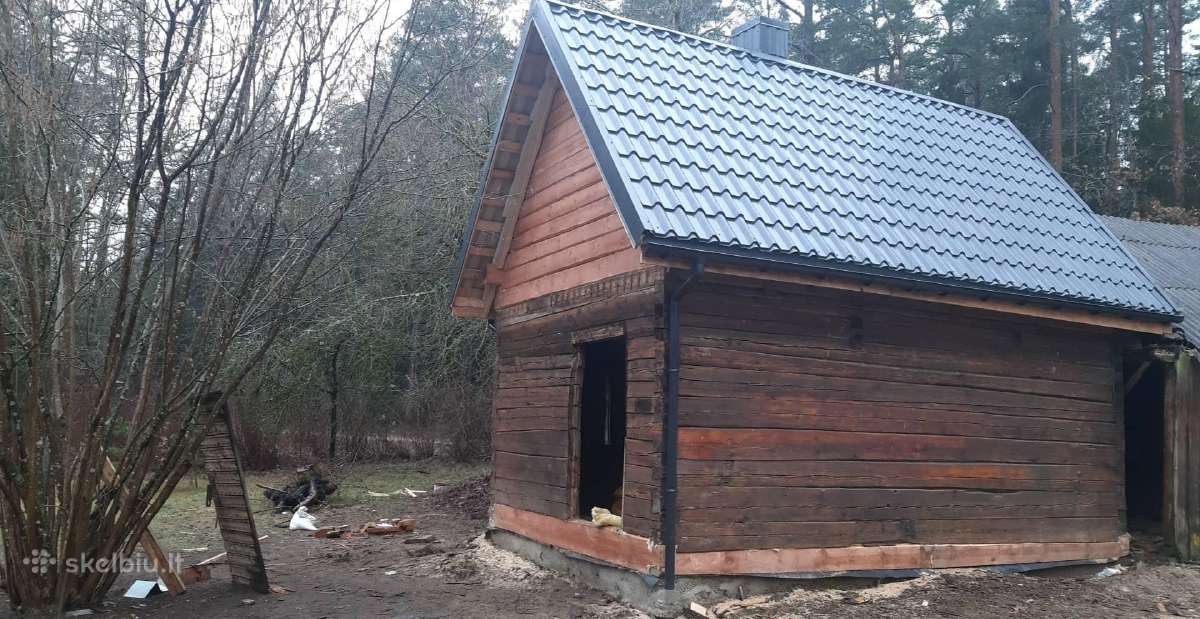 Senų namų rąstų keitimas ir pamatų atnaujinimas - nuotraukos Nr. 30