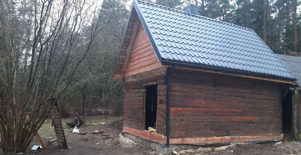Senų rąstinių namų rekonstrukcija - nuotraukos Nr. 30
