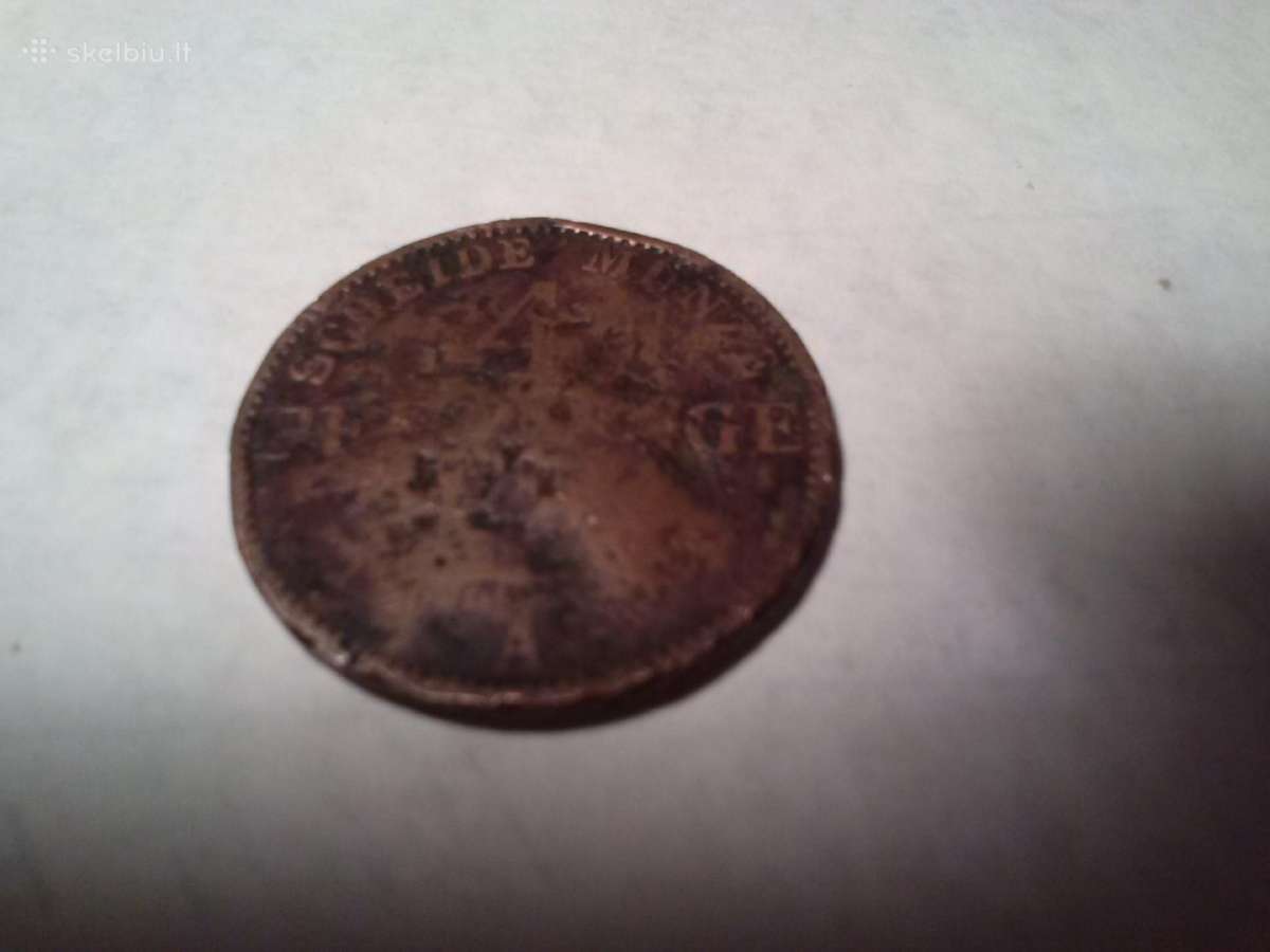 Monetos.4 pfennig 1858m - nuotraukos Nr. 2