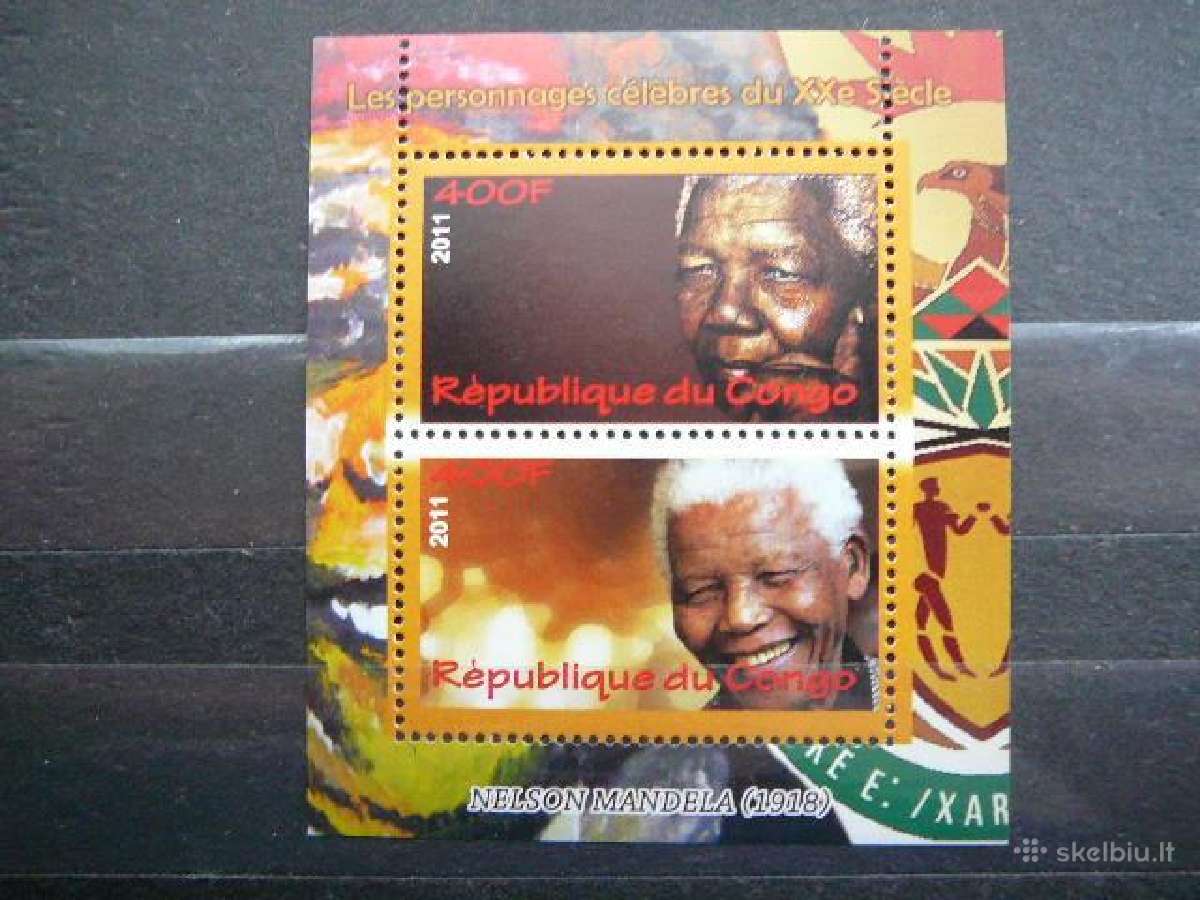 Prezidentas Nelsonas Mandela Kongas 2011 s960a/b