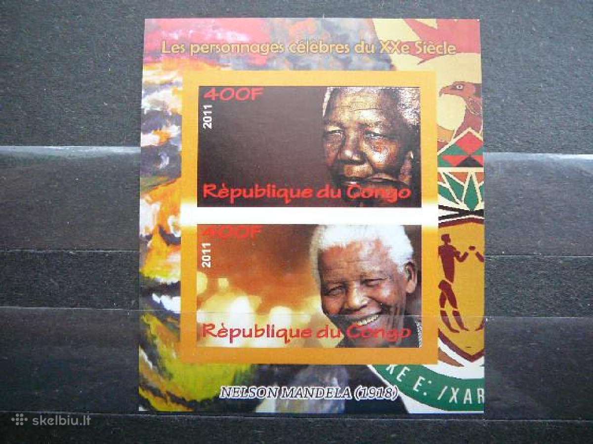 Prezidentas Nelsonas Mandela Kongas 2011 s960a/b - nuotraukos Nr. 2