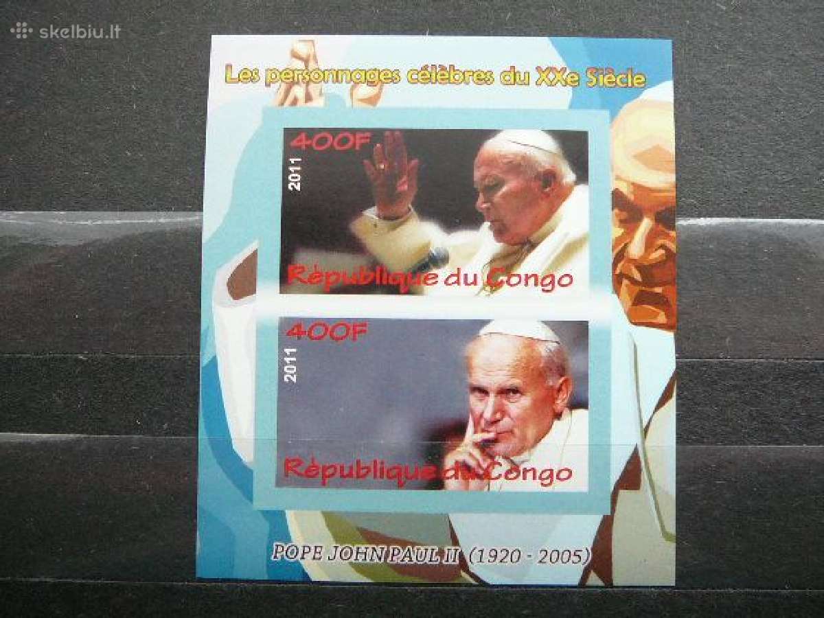Popiezius Jonas Paulius Kongas 2011 Mnh s961a/b - nuotraukos Nr. 2