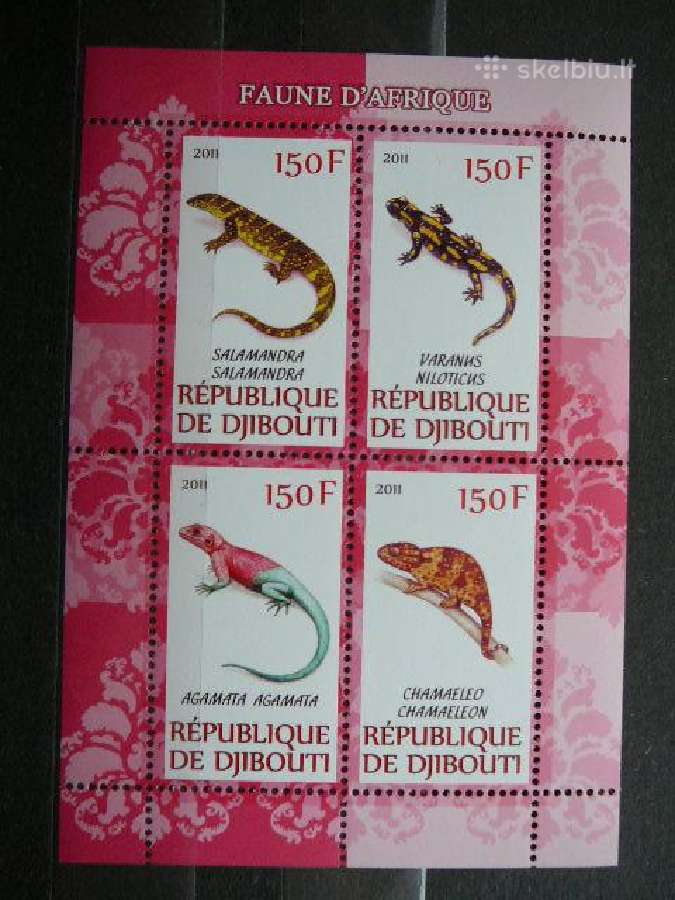 Reptilijos Driezai Dzibutis 2011 svarus s970a/b