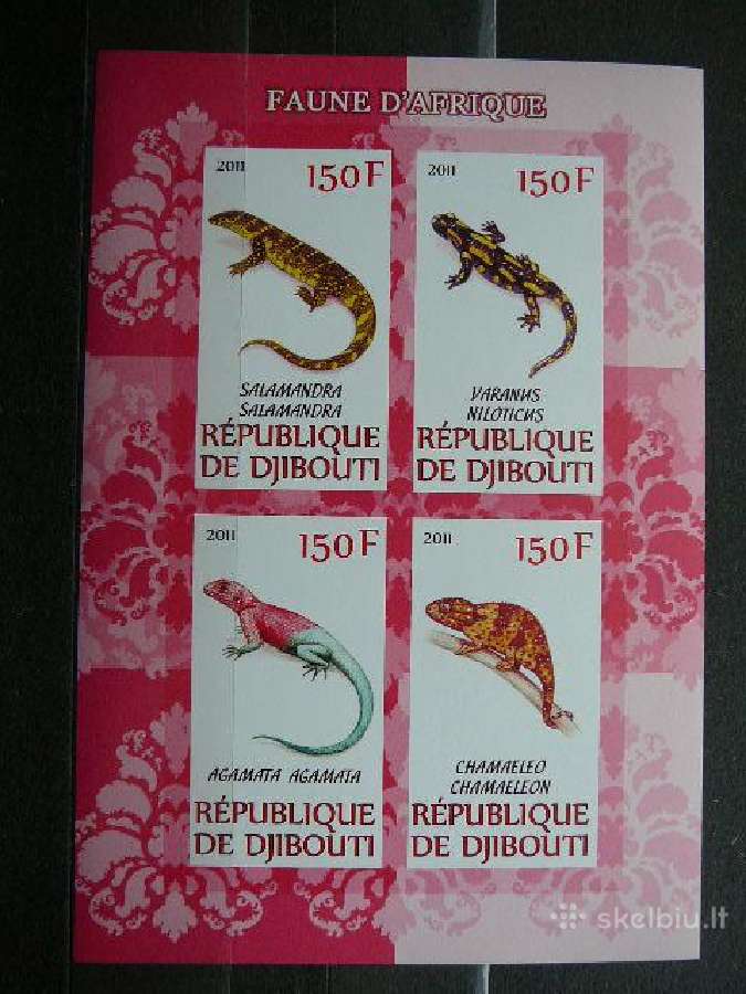 Reptilijos Driezai Dzibutis 2011 svarus s970a/b - nuotraukos Nr. 2