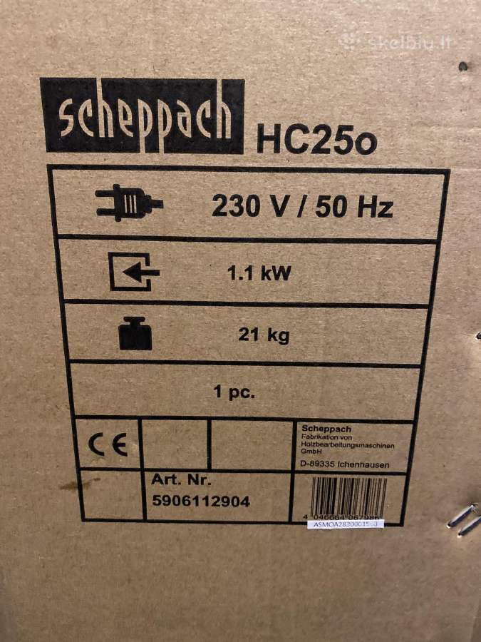Kompresorius betepalinis Scheppach Hc25o - nuotraukos Nr. 6