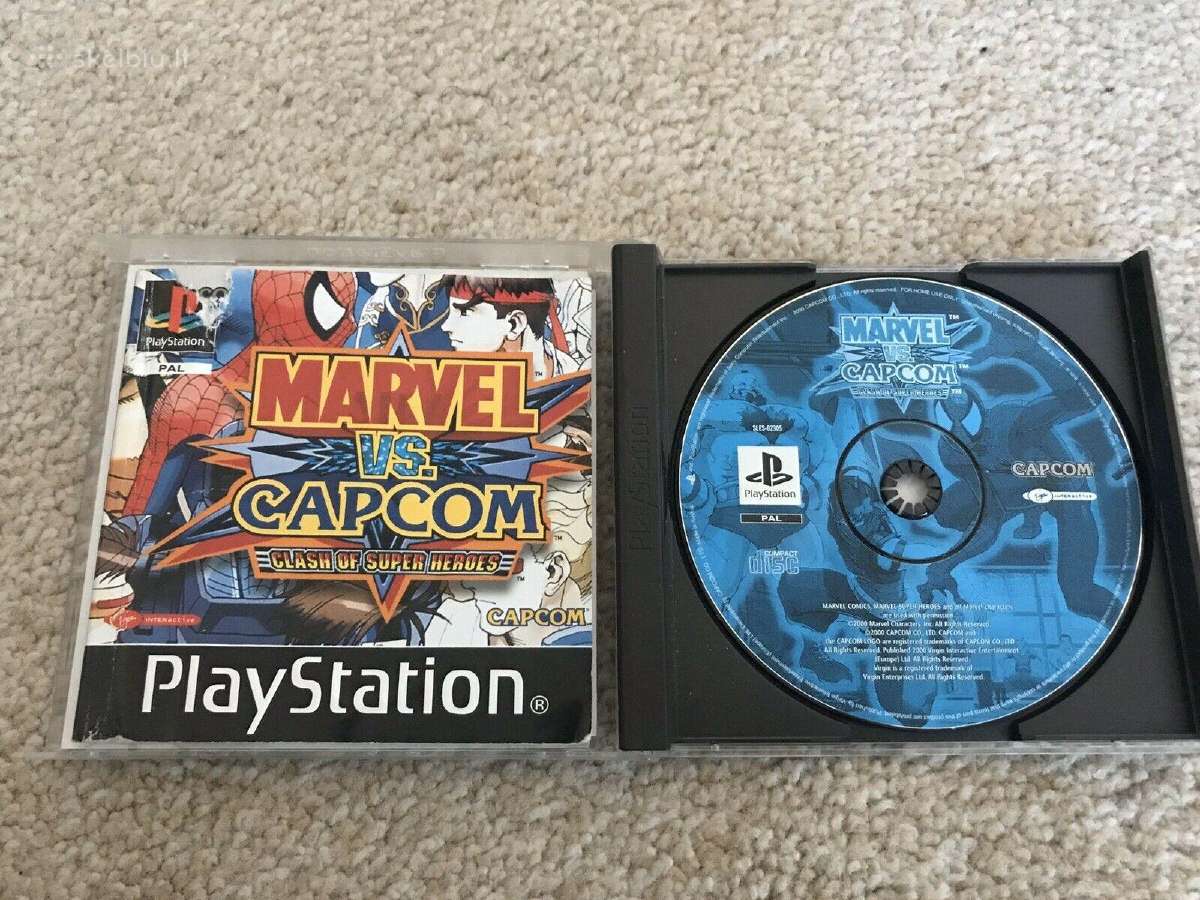 Marvel Vs Capcom Clash Of Super Heroes Ps1, Ps2. - nuotraukos Nr. 10