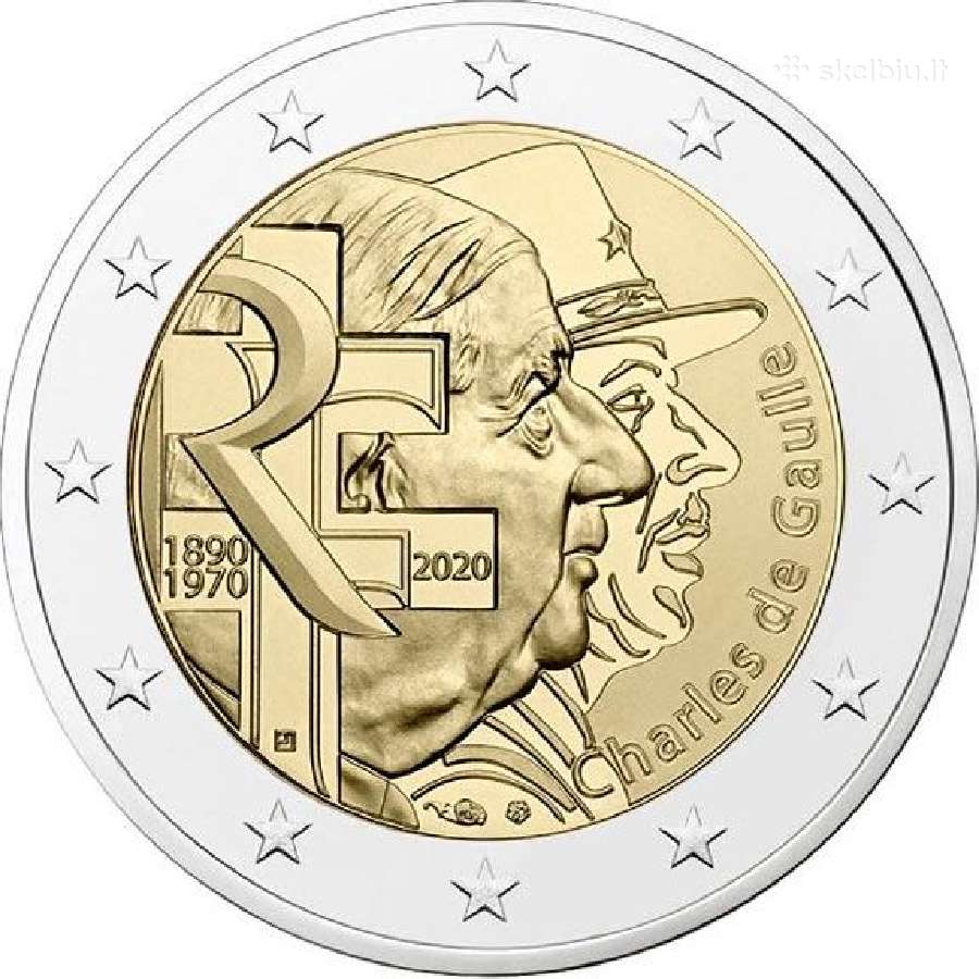 2020 Prancūzija 2 eurų monetos