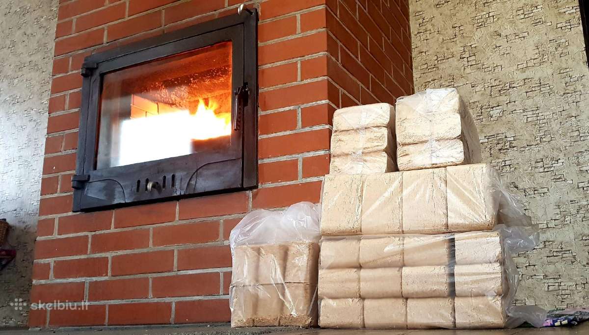 Briketai, granules tamsios 990 kg. 350 eu - nuotraukos Nr. 2