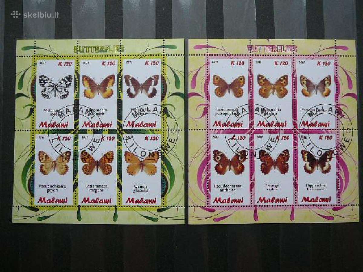 Drugeliai Malavis 2011 antsp. s984/5