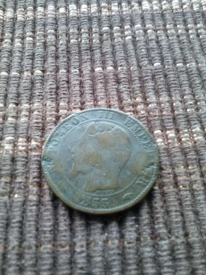 Monetos.1855m france.napalion III - nuotraukos Nr. 3