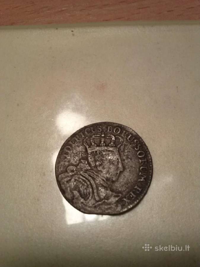 Monetos .prussia. 6 groscher.1756m - nuotraukos Nr. 4