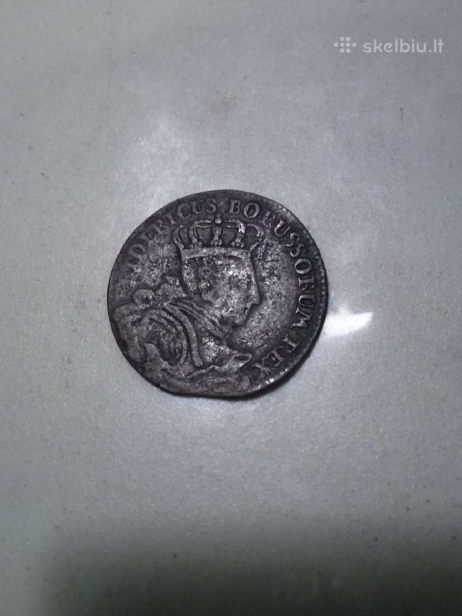 Monetos .prussia. 6 groscher.1756m - nuotraukos Nr. 8