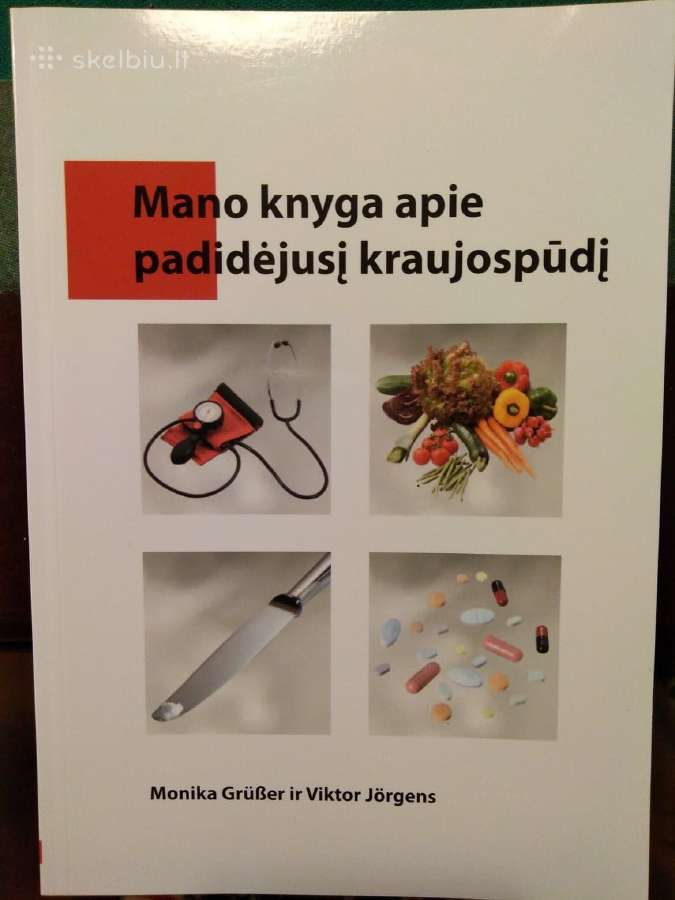 Knyga ,Mano knyga apie padidėjusį kraujospūdį"
