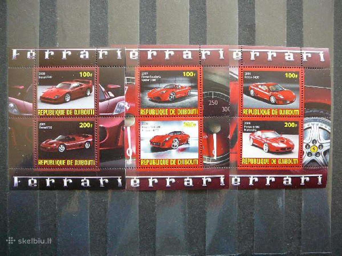 Automobiliai Ferrari svarus g013a/b