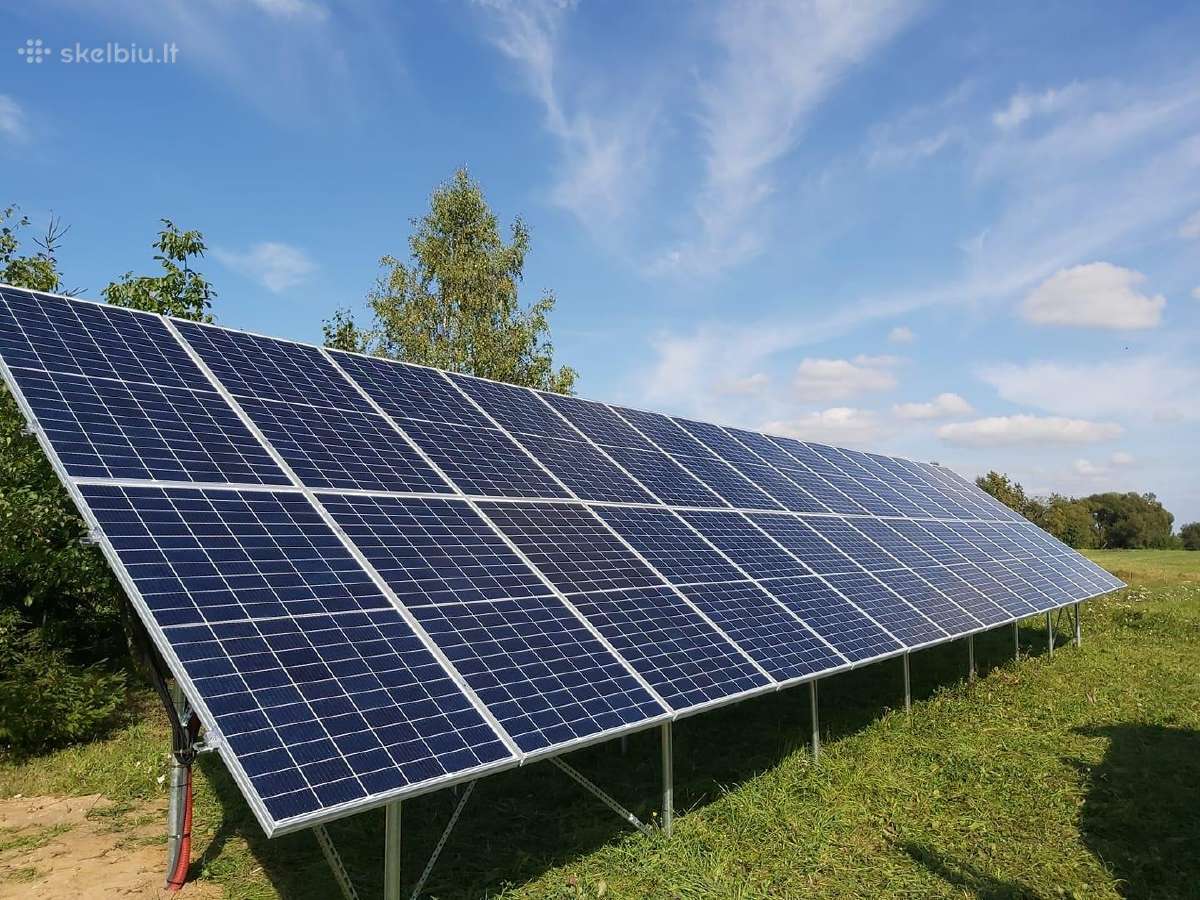 Saulės elektrinių montavimo darbai - nuotraukos Nr. 2