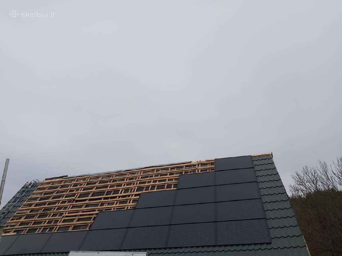 Saulės elektrinių montavimo darbai - nuotraukos Nr. 6