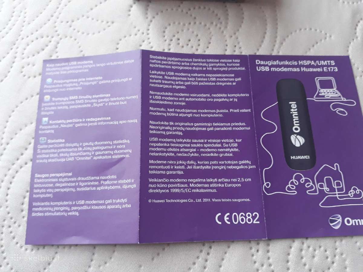 Mobilaus interneto adapteris - nuotraukos Nr. 12