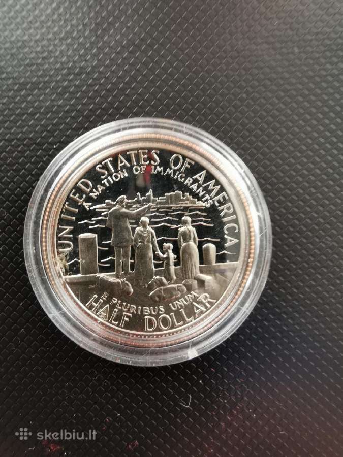 JAV 1986m 1/2 dollar Emigrantai