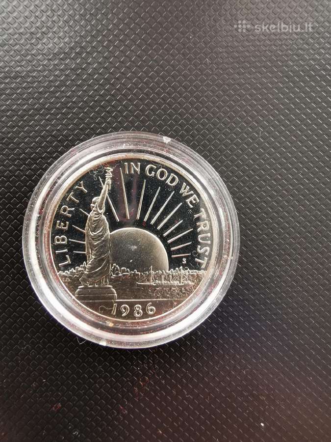 JAV 1986m 1/2 dollar Emigrantai - nuotraukos Nr. 2