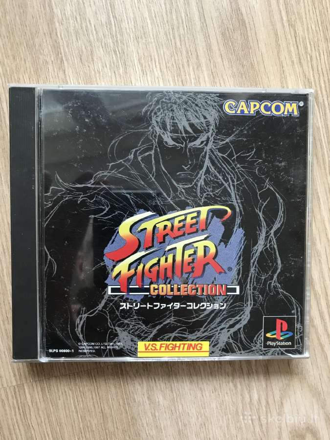 Street fighter collection ntsc japan, ps1, psx,