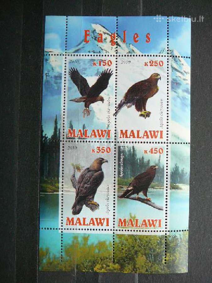 Ereliai Pauksciai Malavis 2010 svarus g128a