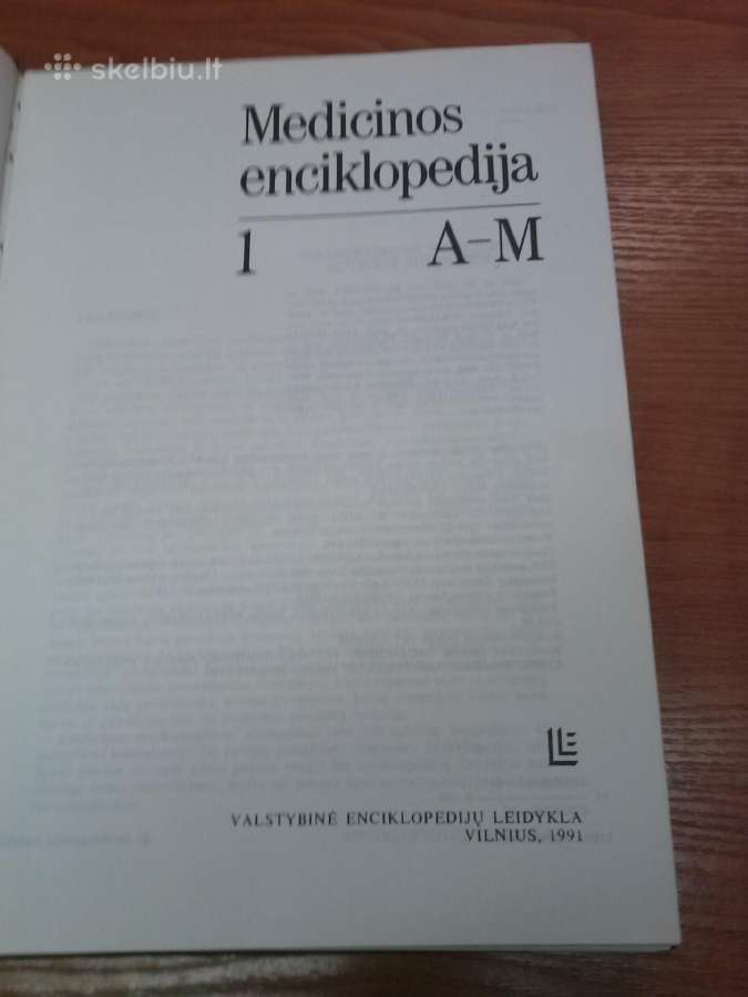 Knyga.medicinos enciklopedija.1991 m. - nuotraukos Nr. 3