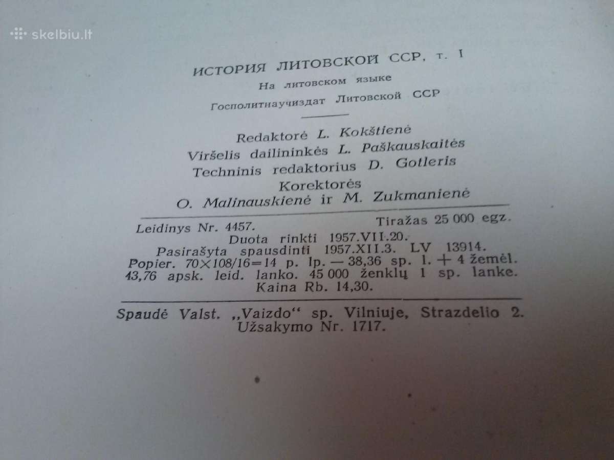 Knyga.lietuvos istorija.1957m - nuotraukos Nr. 21