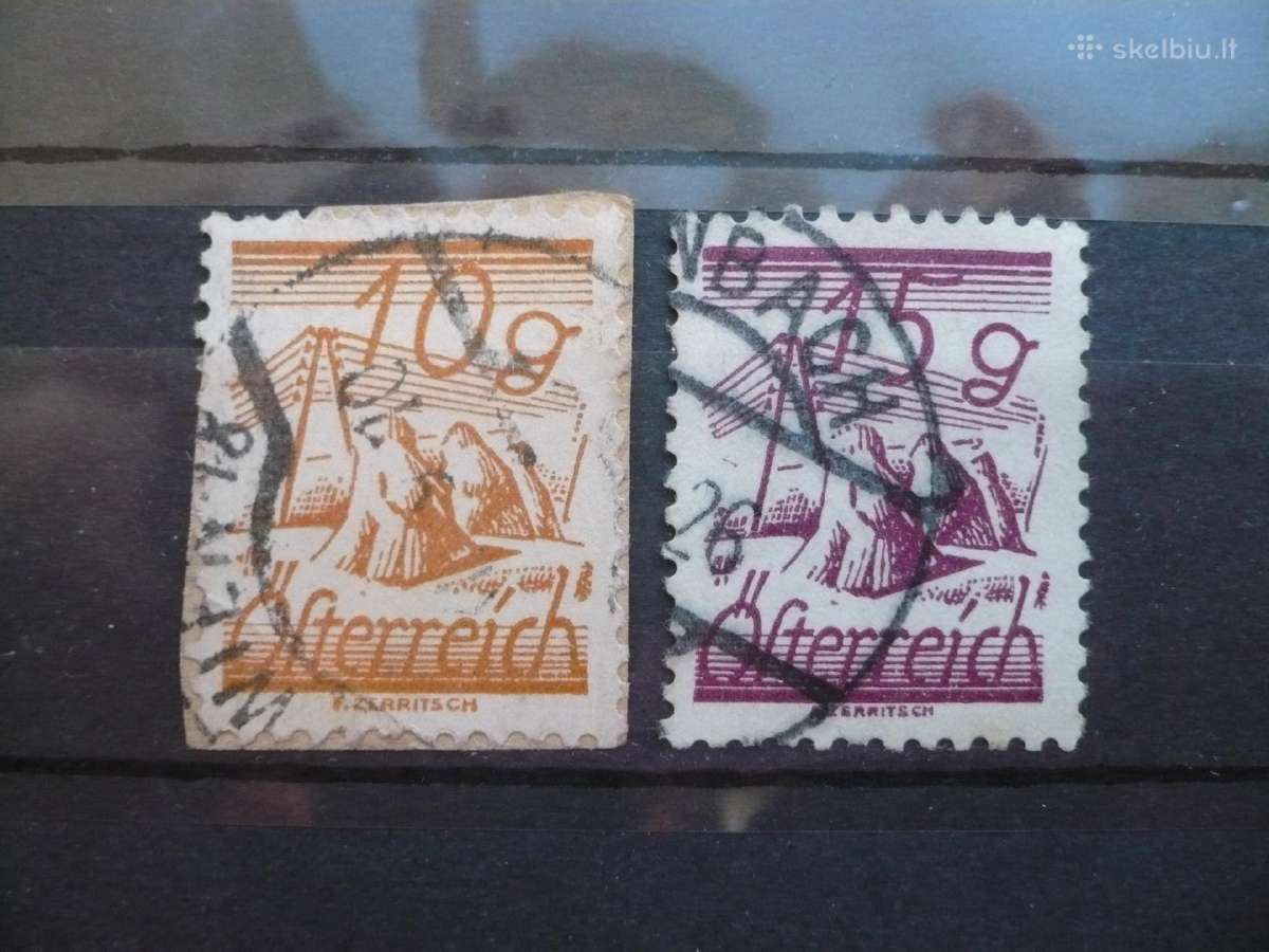 1925 Values in Groschen and Schilling